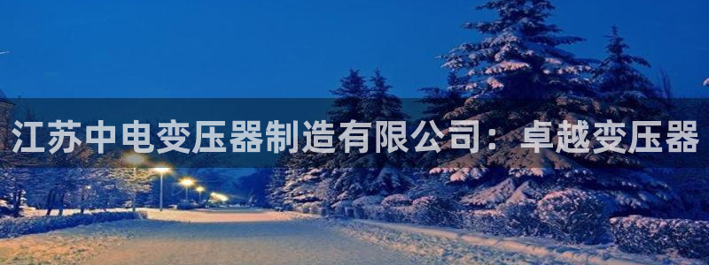 彩神8官网版是正规的吗：江苏中电变压器制造有限公司：卓越变压器