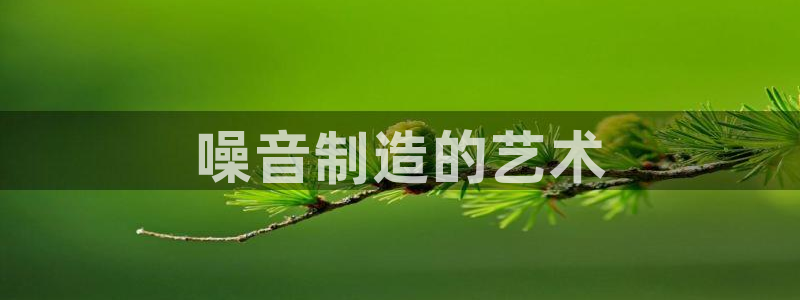 彩神V集团有限公司：噪音制造的艺术