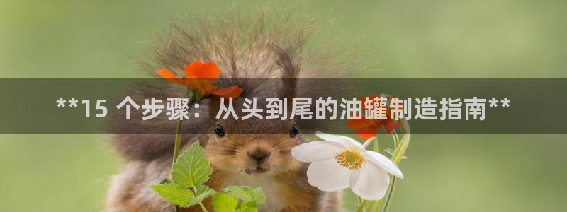 彩神ix官网：**15 个步骤：从头到尾的油罐制造指南**