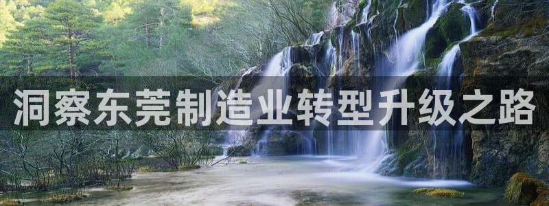 彩神购彩-购彩大厅入口娱乐首选：洞察东莞制造业转型升级之路