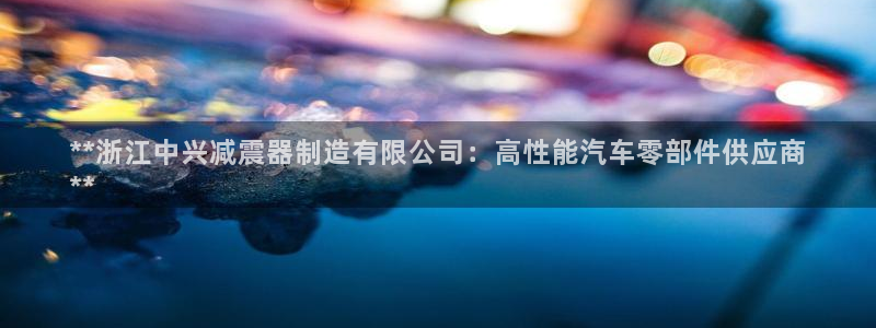 彩神官方网站登录是多少：**浙江中兴减震器制造有限公司：高性能汽车零部件供应商
**